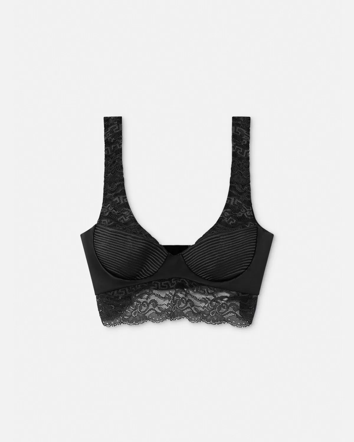 Femme Versace Brassiere Bustier En Dentelle