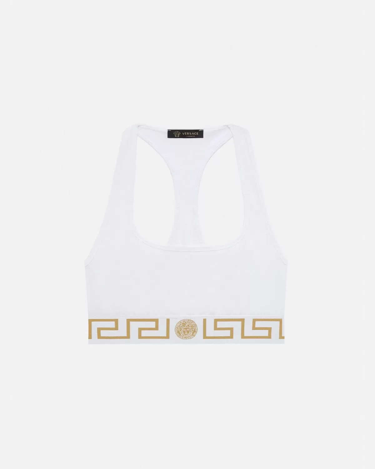 Femme Versace Brassiere Décolletee A Bordure Greca