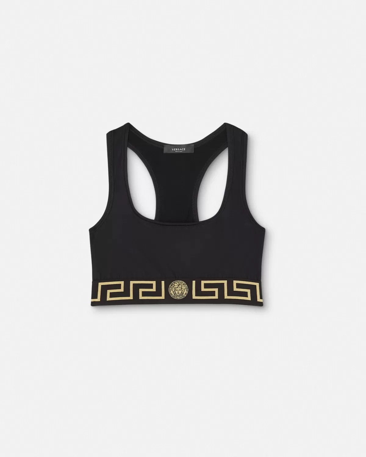 Femme Versace Brassiere De Sport A Bordure Greca