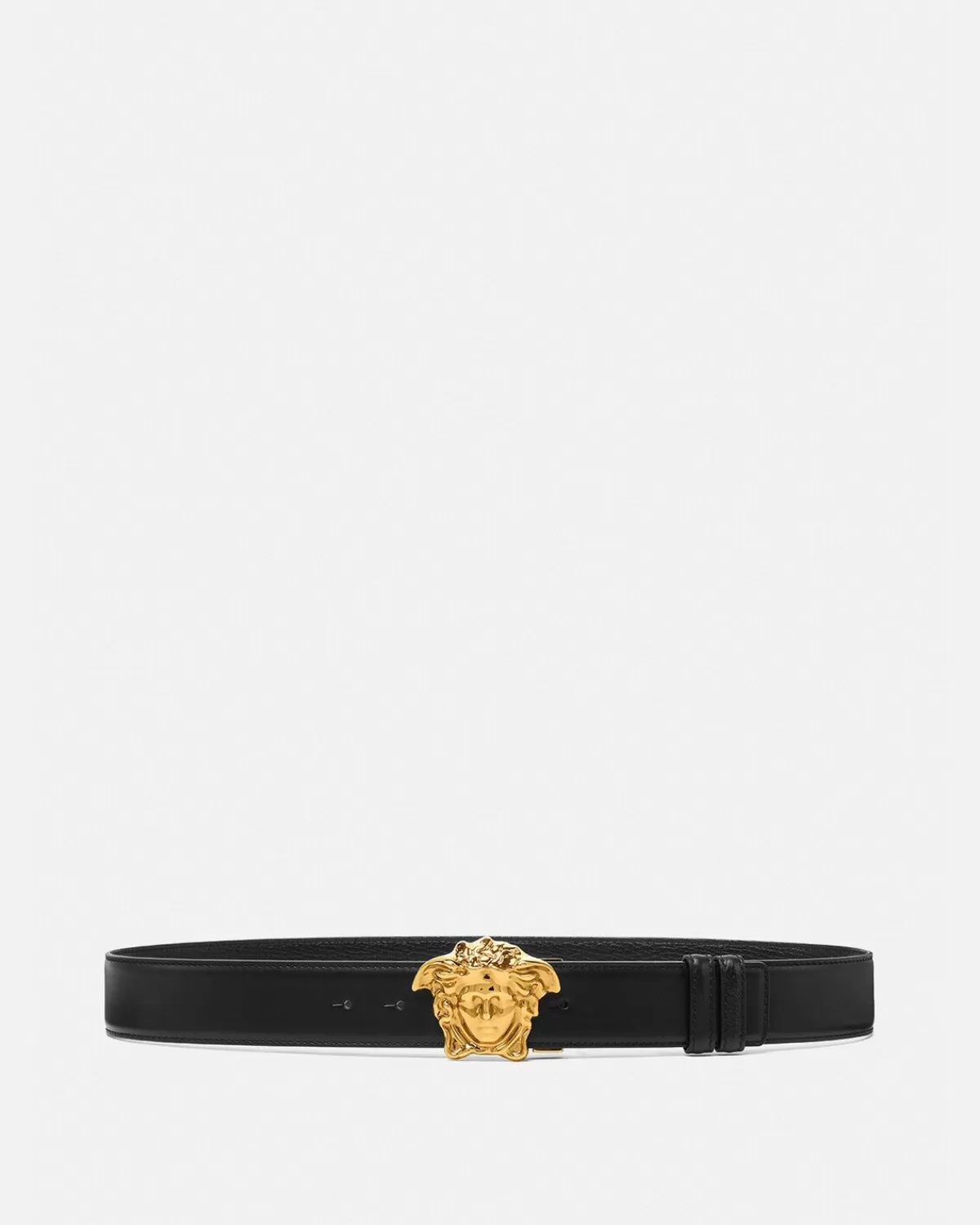 Homme Versace Ceinture En Cuir A Double Face La Medusa