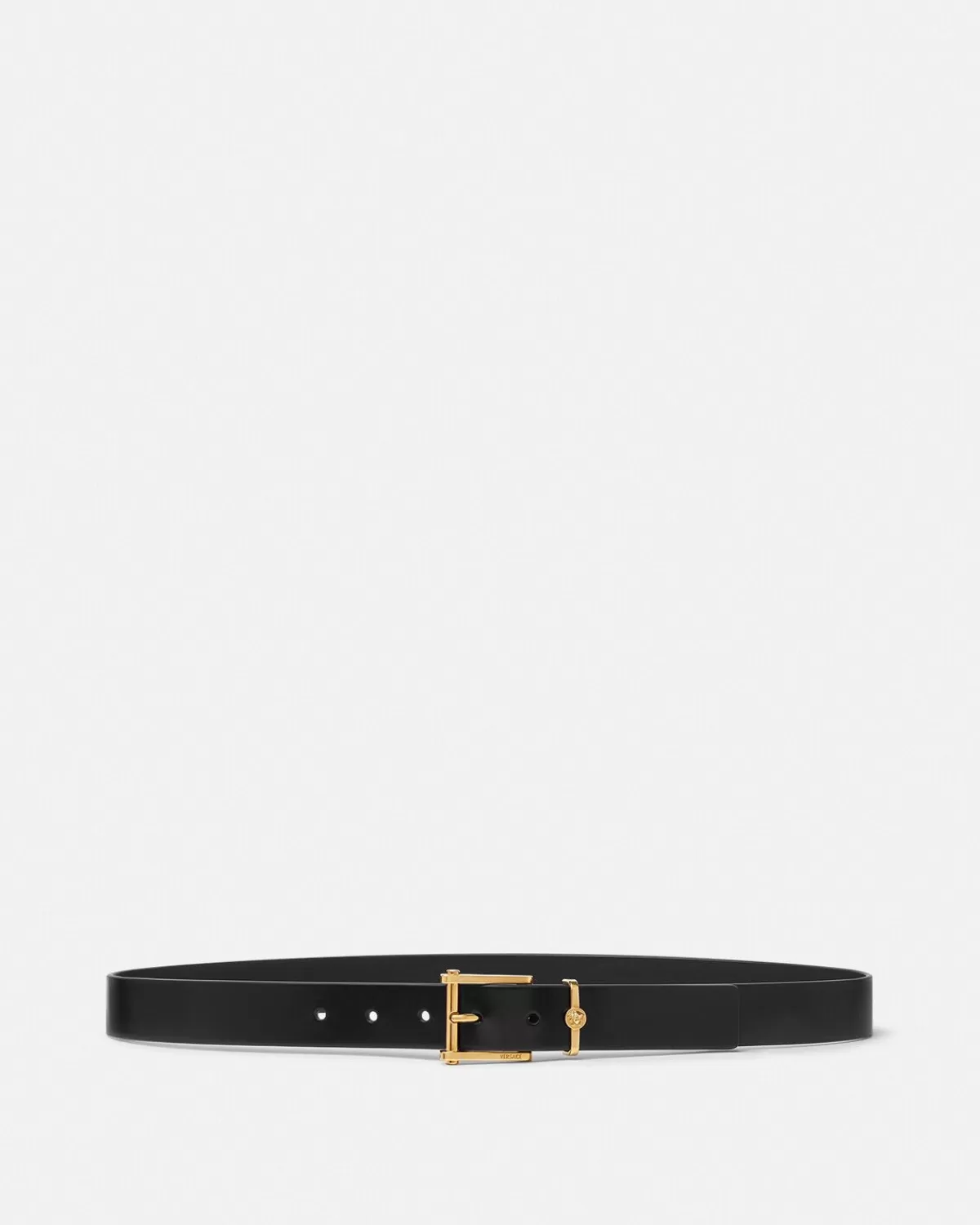 Homme Versace Ceinture En Cuir Column