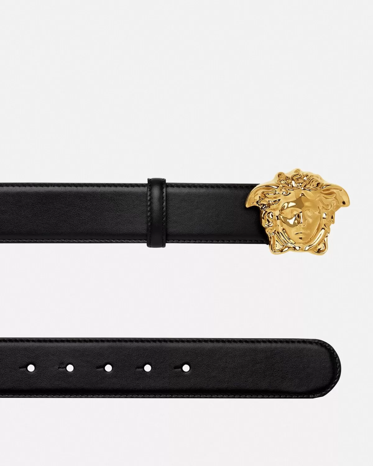 Femme Versace Ceinture En Cuir La Medusa