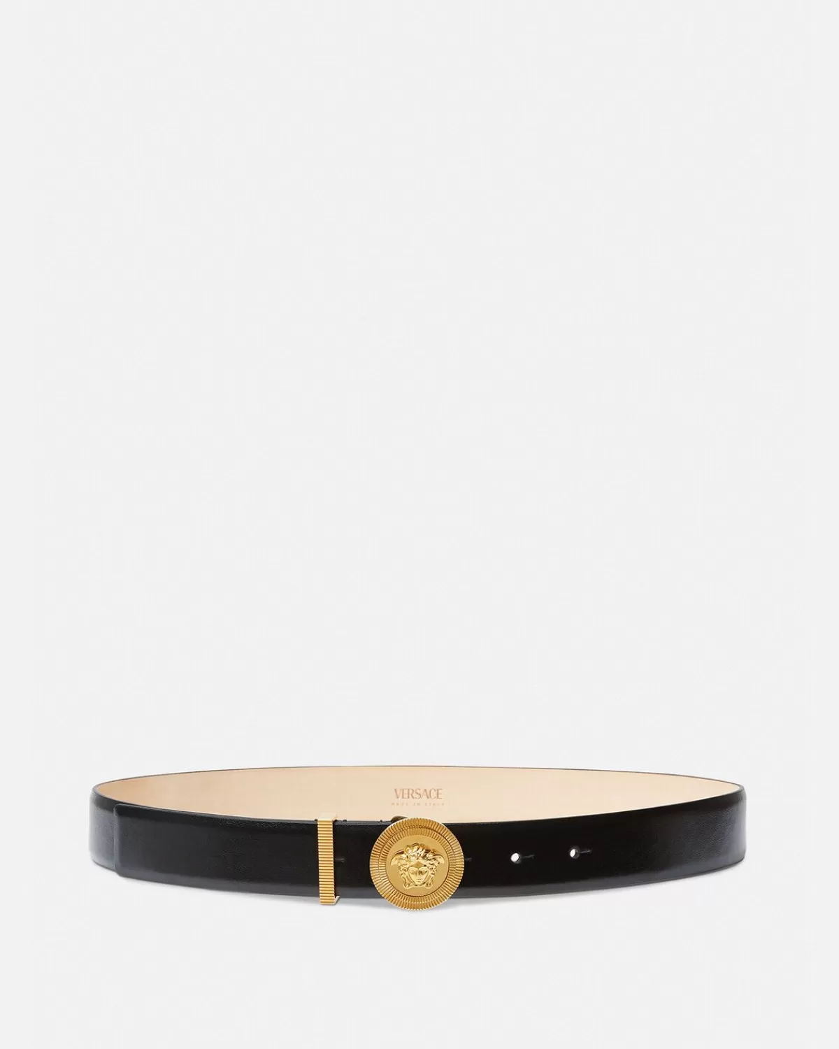 Femme Versace Ceinture En Cuir Medusa Biggie