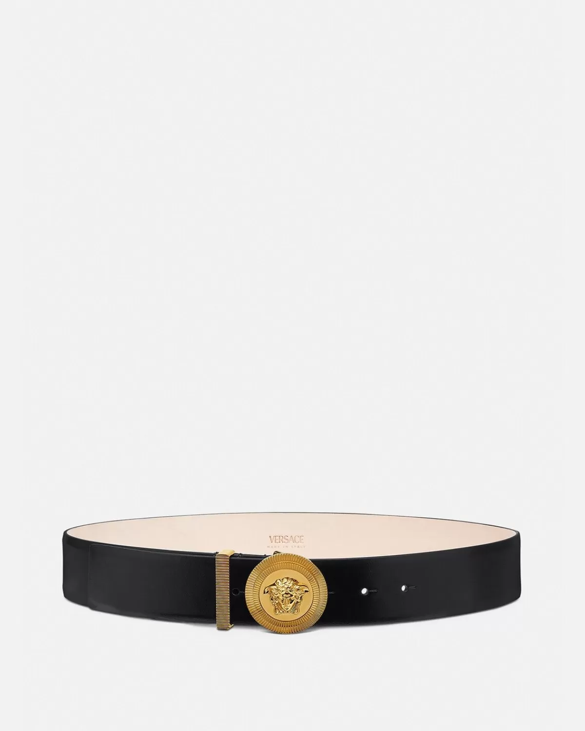 Femme Versace Ceinture En Cuir Medusa Biggie