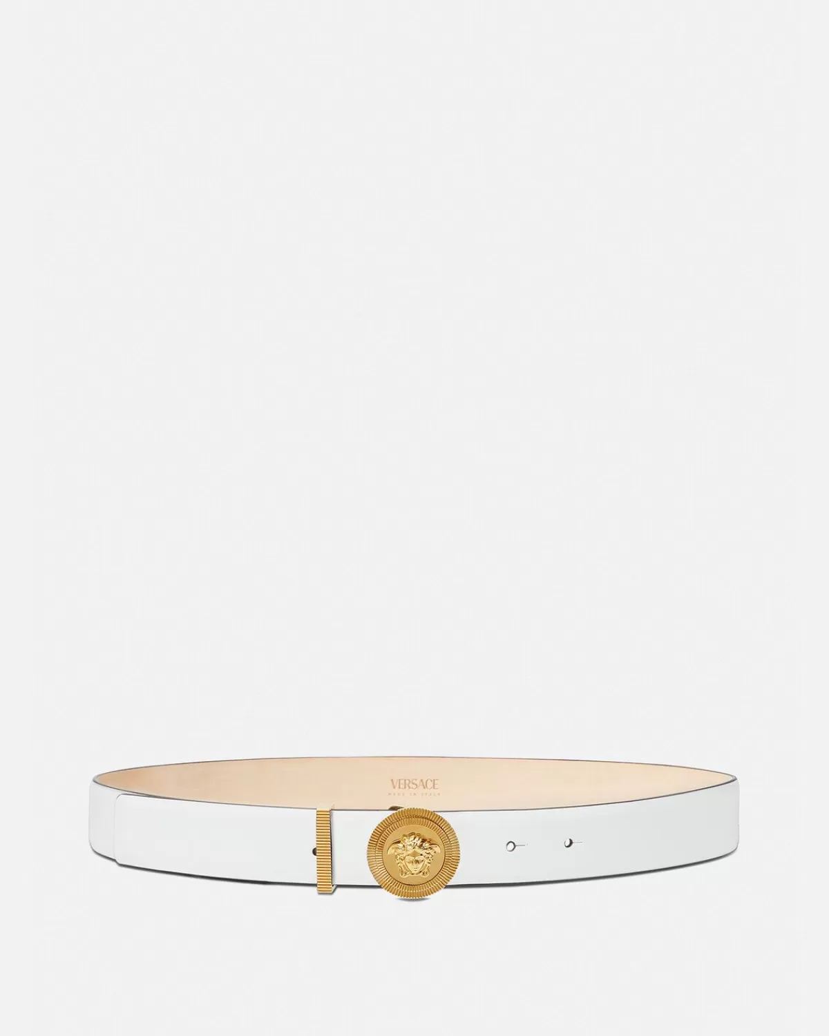 Femme Versace Ceinture En Cuir Medusa Biggie