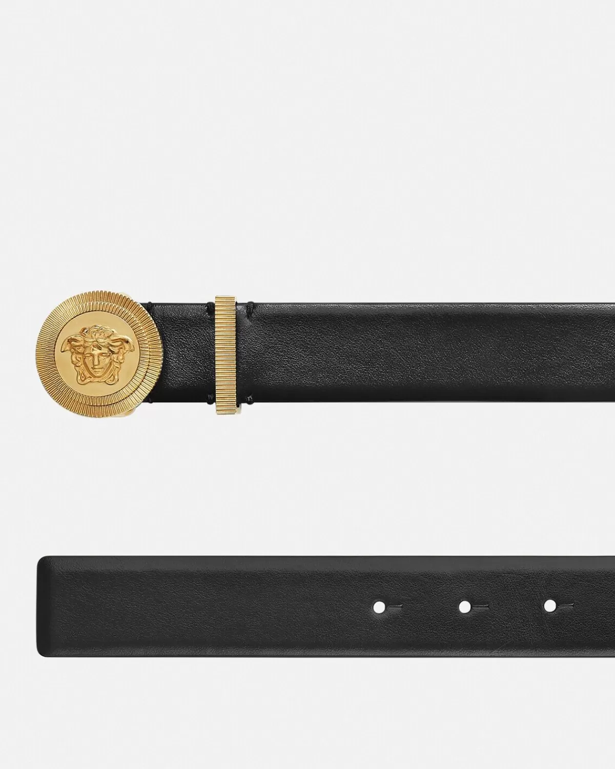 Homme Versace Ceinture En Cuir Medusa Biggie