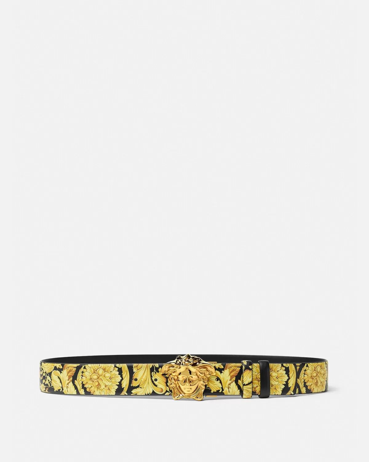 Homme Versace Ceinture En Cuir Reversible La Medusa