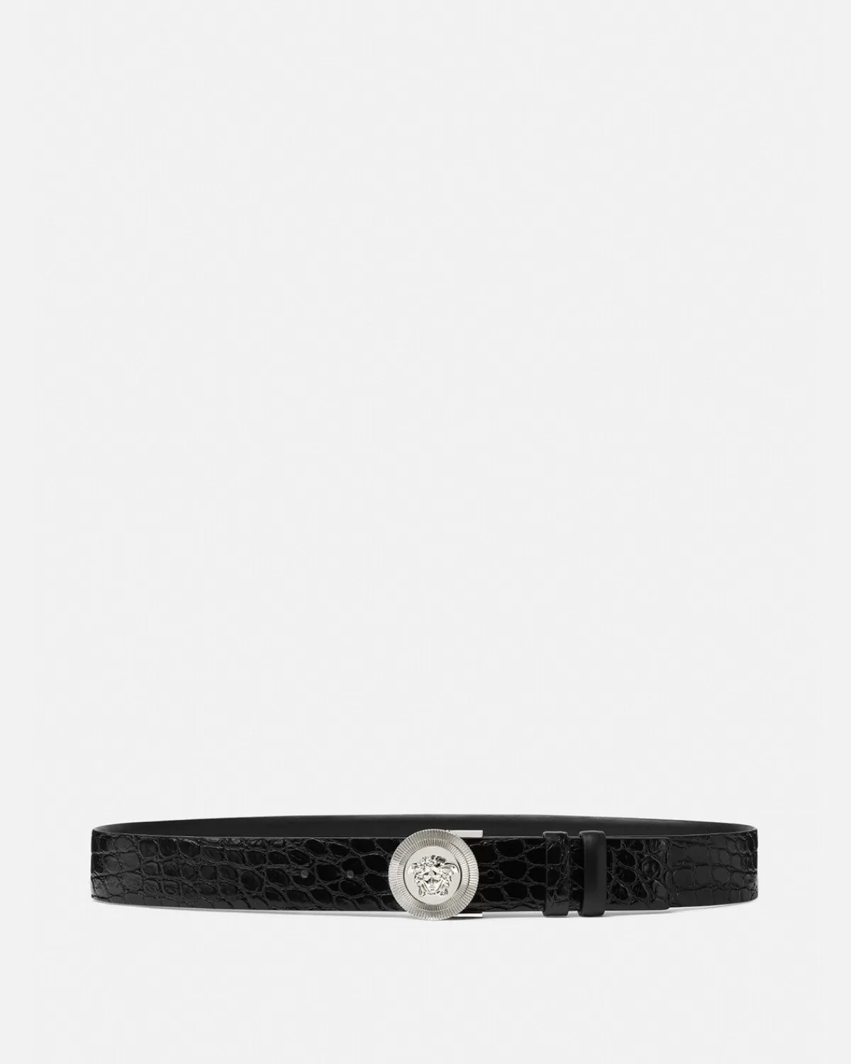 Homme Versace Ceinture En Cuir Reversible Medusa Biggie