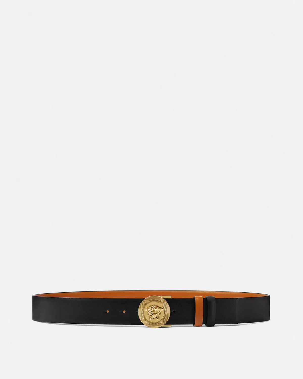 Homme Versace Ceinture En Cuir Reversible Medusa Biggie