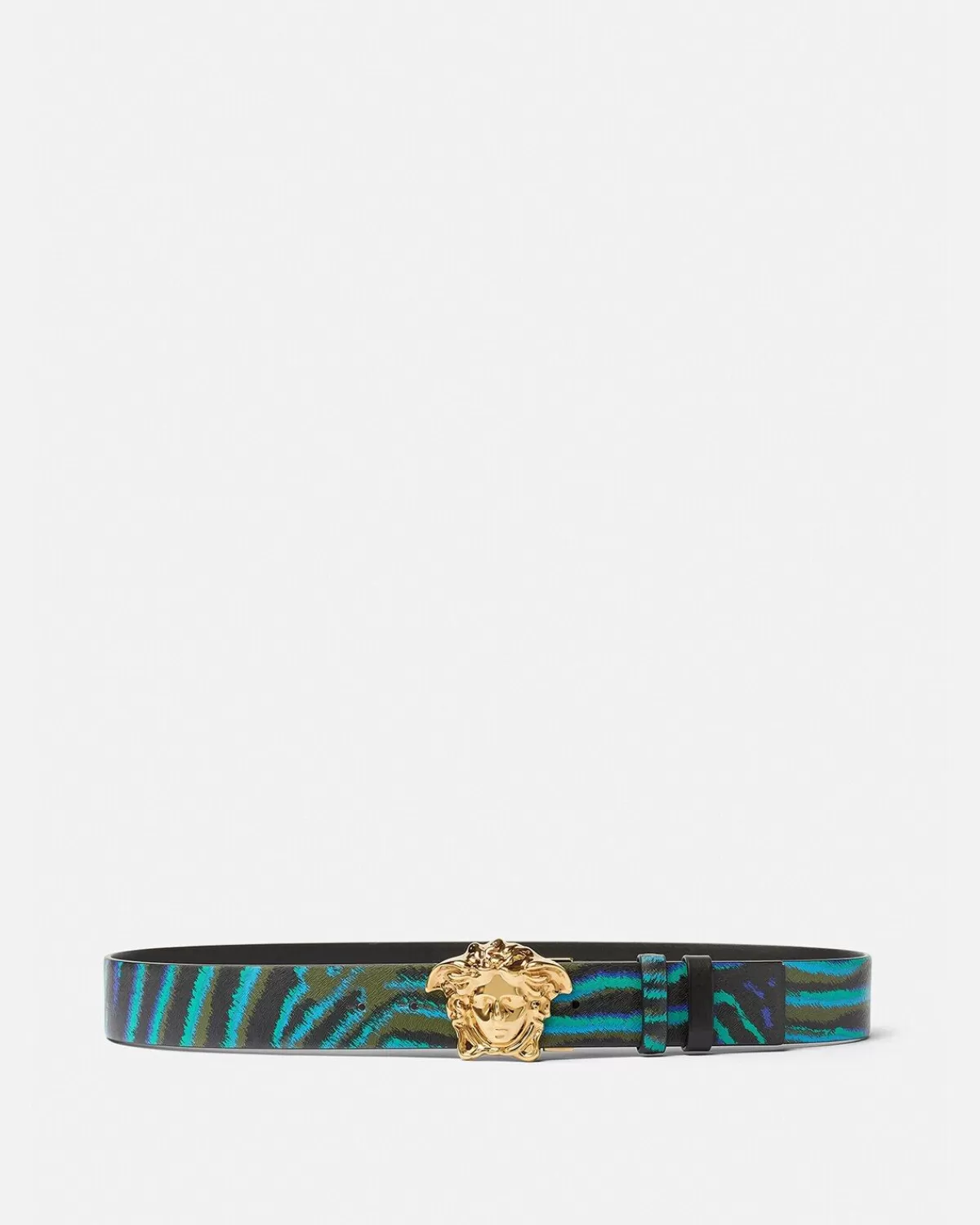 Homme Versace Ceinture En Cuir Tiger La Medusa