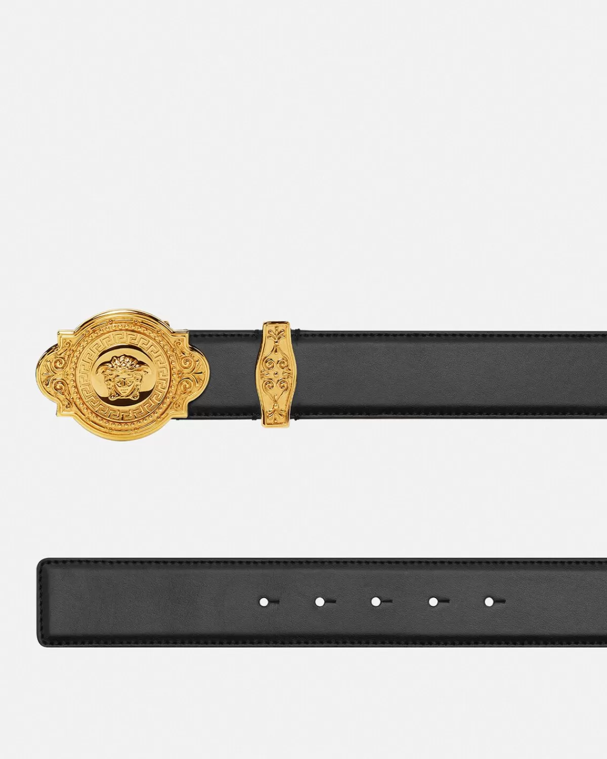 Homme Versace Ceinture En Cuir Western