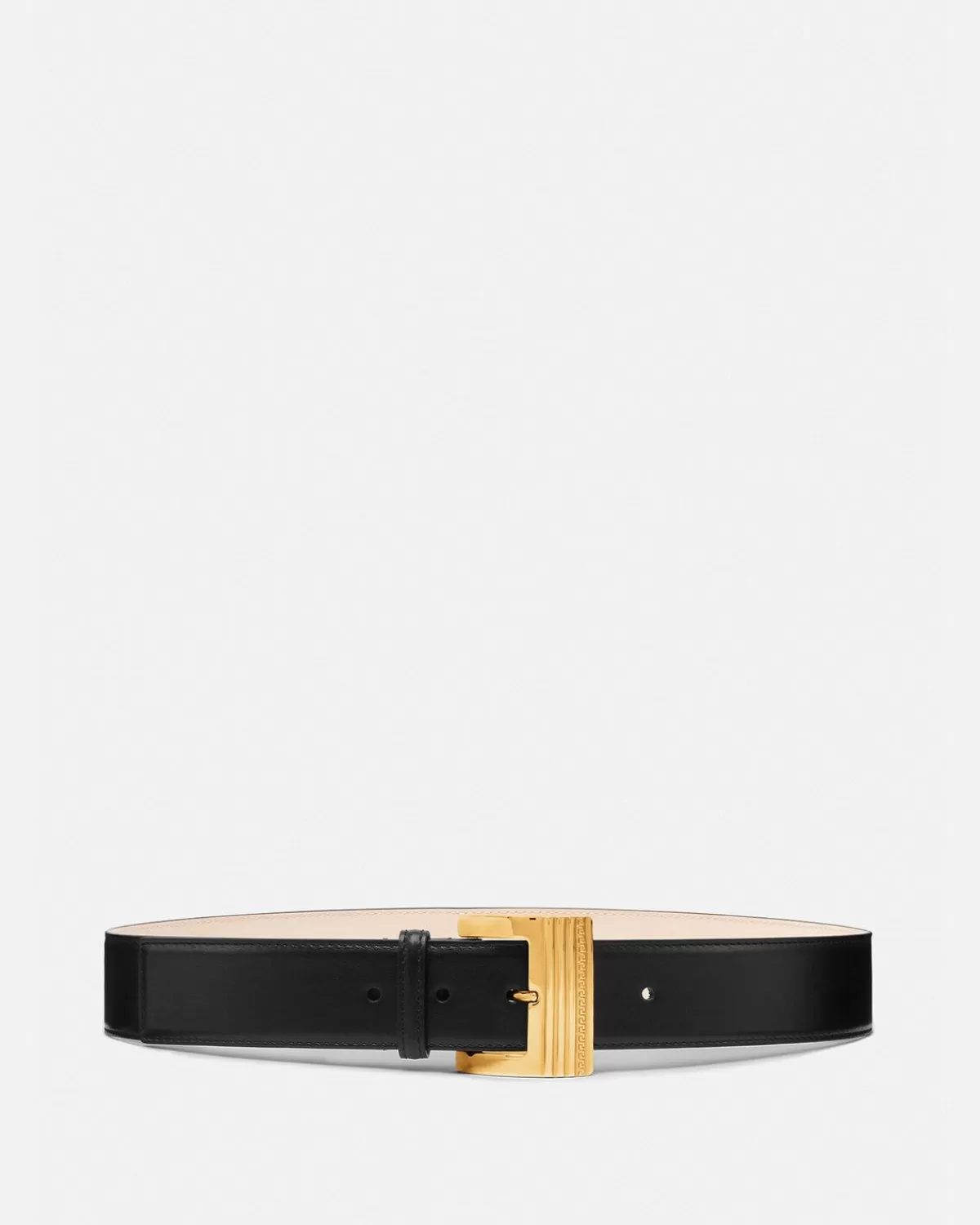 Femme Versace Ceinture Greca En Cuir