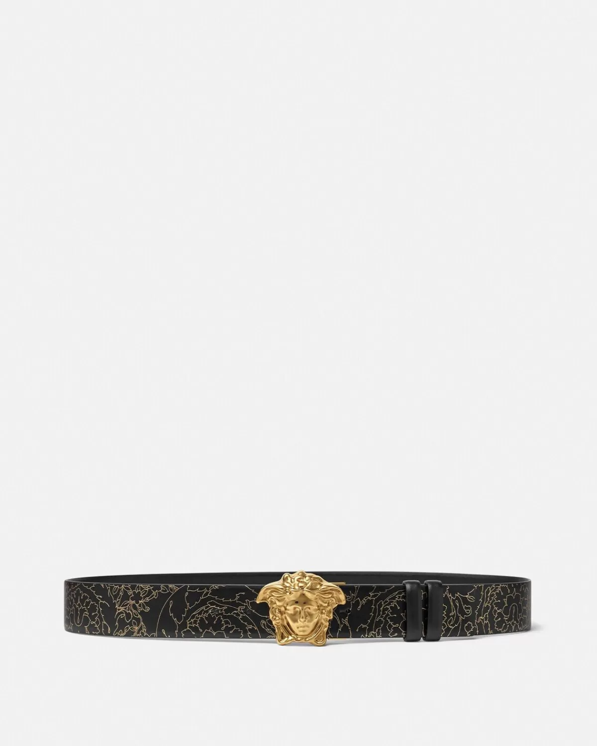 Homme Versace Ceinture Reversible Barocco La Medusa