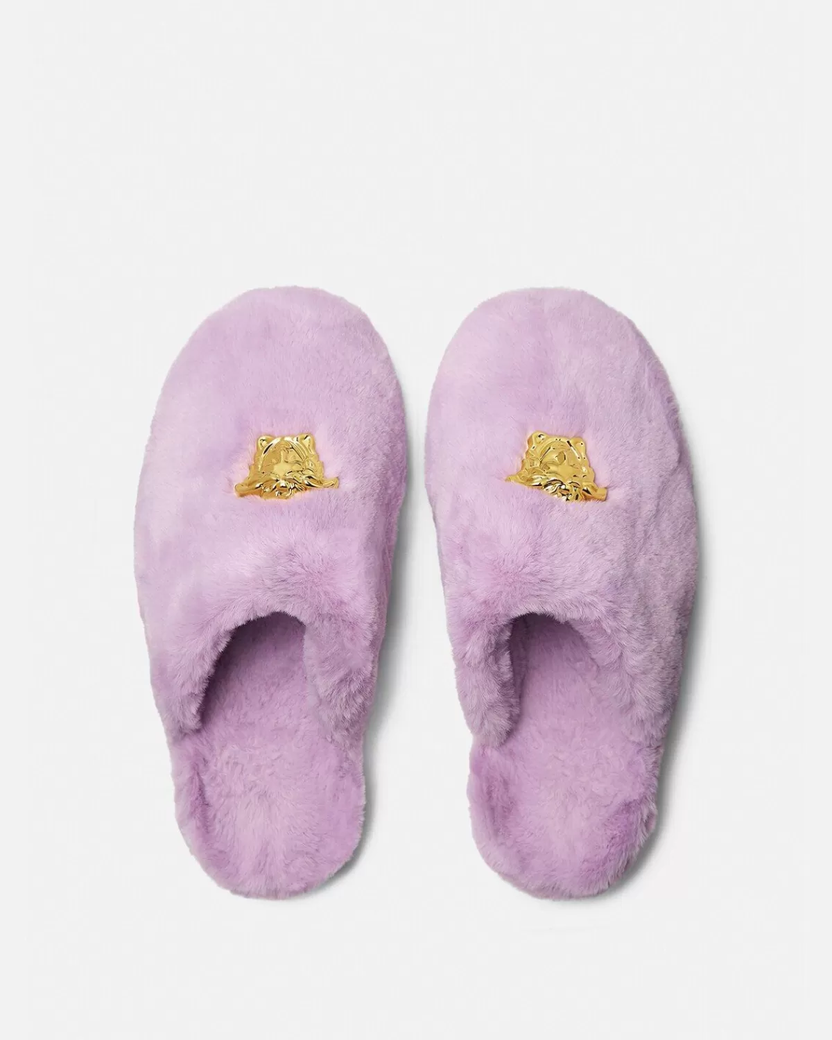 Unisexe Versace Chaussons En Fausse Fourrure Icon