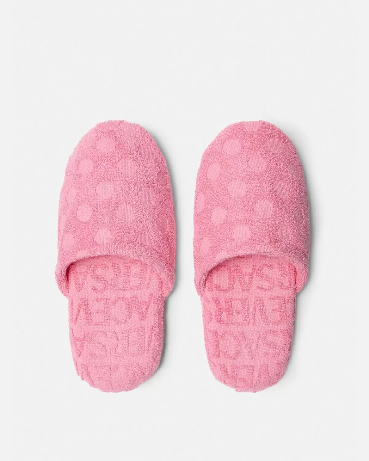 Unisexe Versace Chaussons Allover Polka Dot