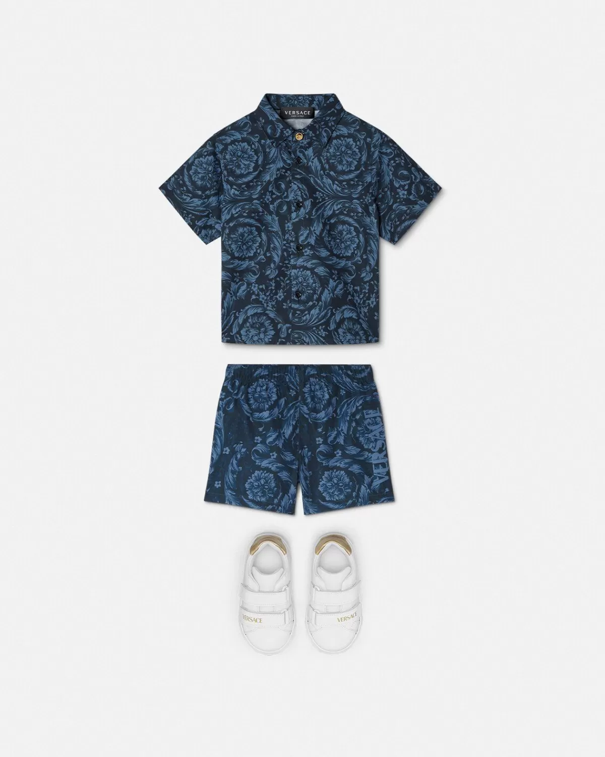 Enfant Versace Chemise Barocco Baby