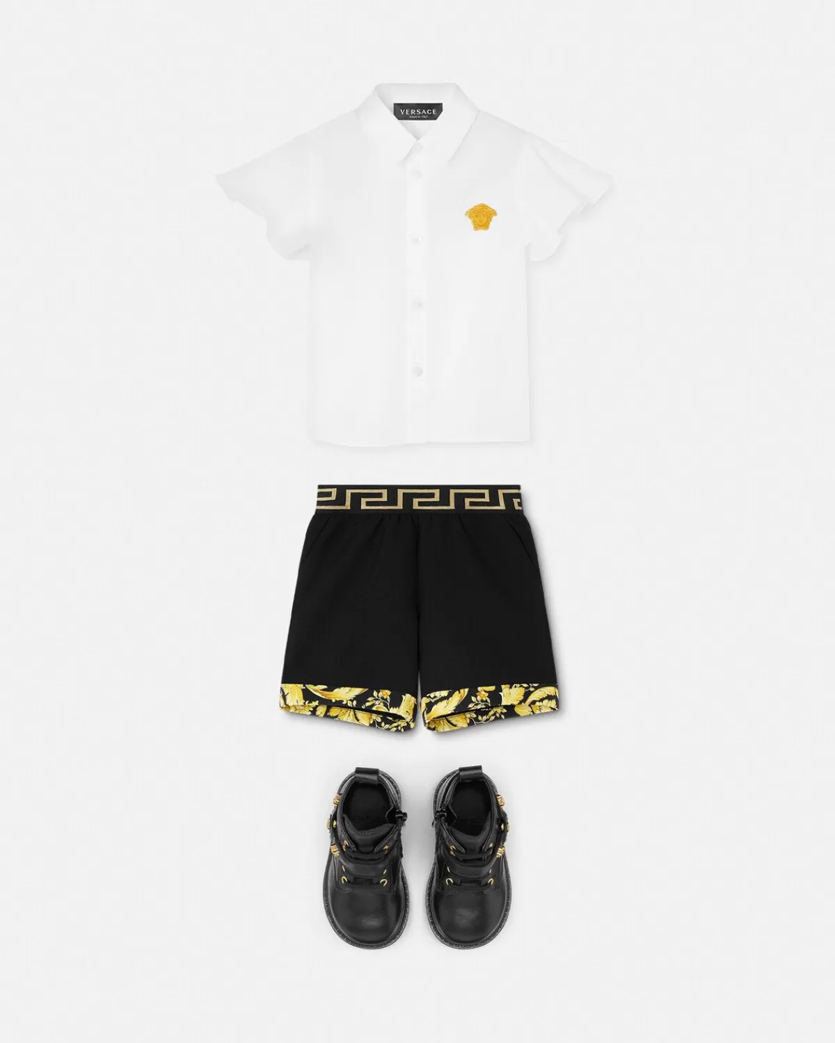 Enfant Versace Chemise Brodee Baby