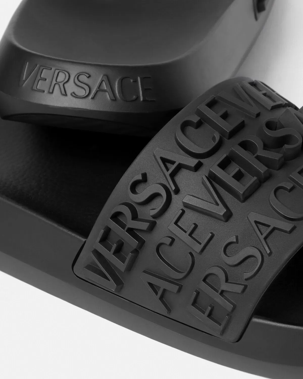 Homme Versace Claquettes A Logo