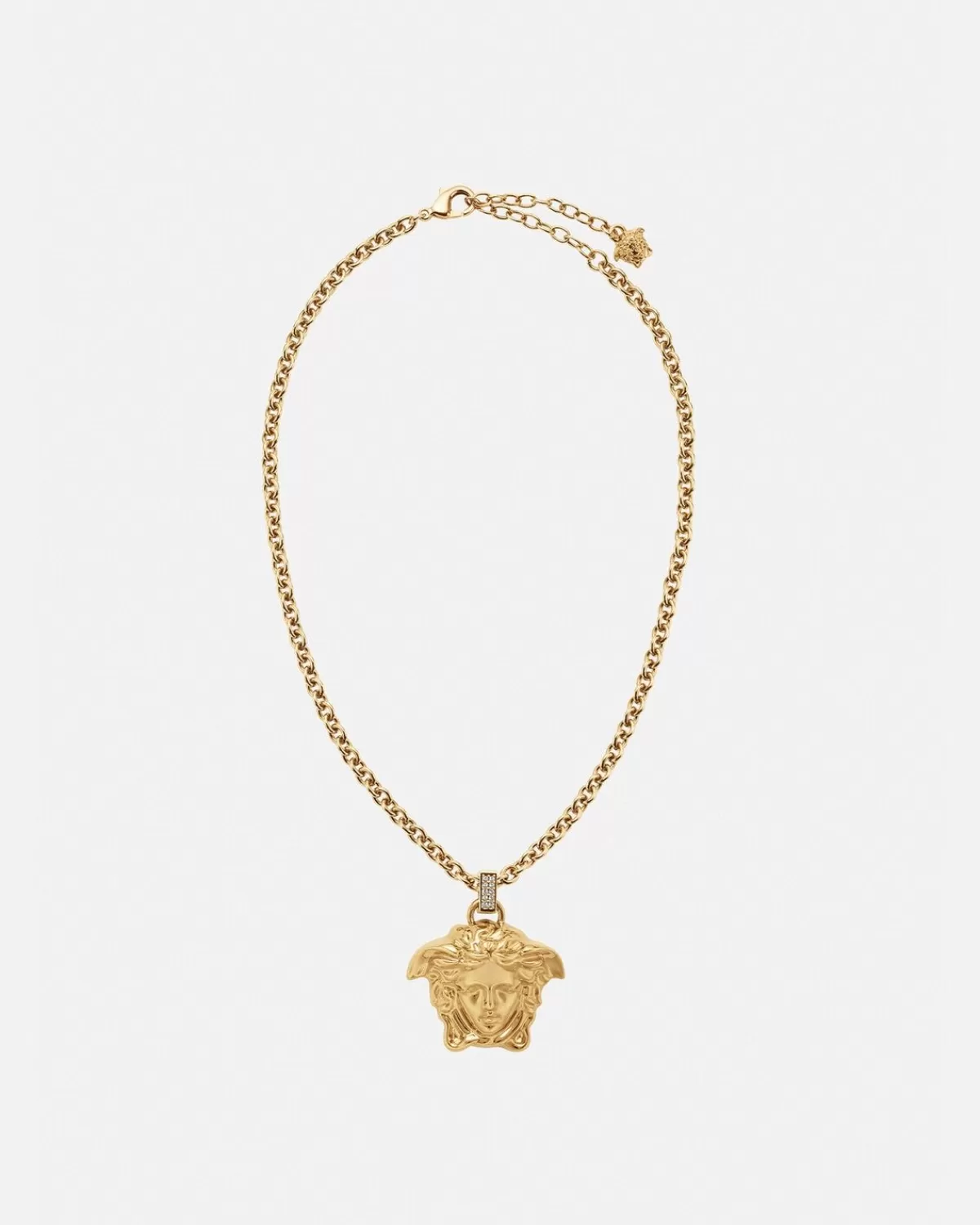 Homme Versace Collier La Medusa Avec Cristaux