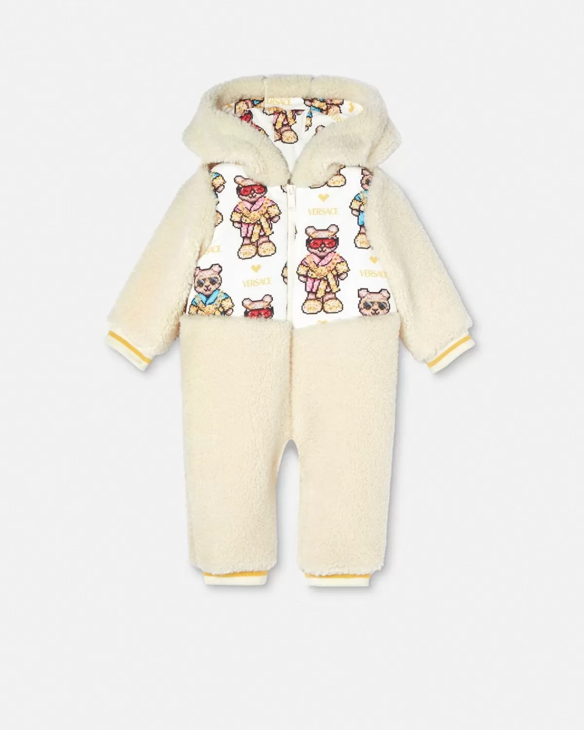 Enfant Versace Combinaison Pilote Pixel Teddy Baby