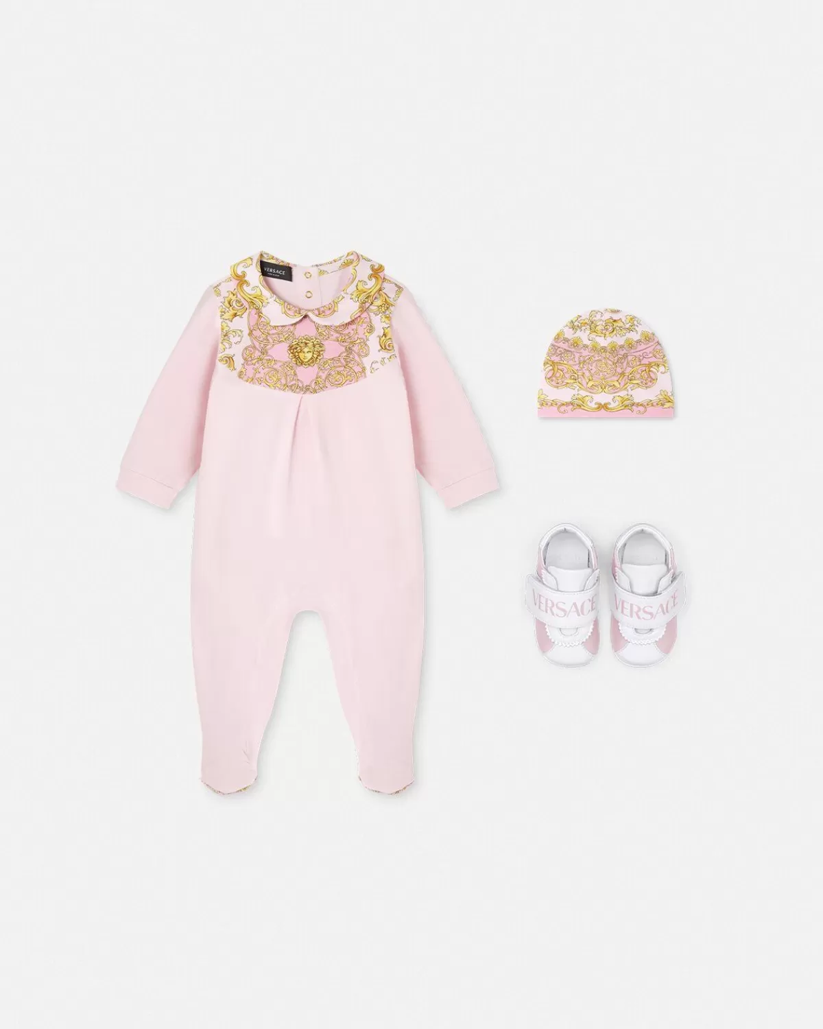 Enfant Versace Ensemble Grenouillere Barocco Frenzy Baby