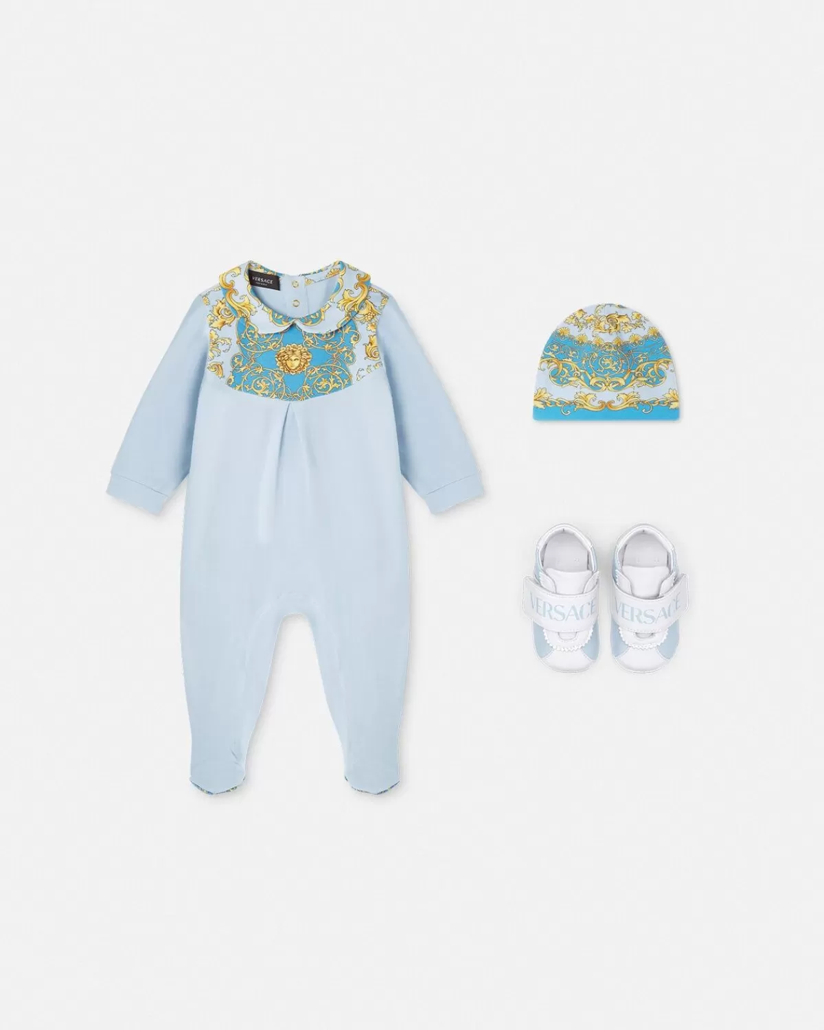 Enfant Versace Ensemble Grenouillere Barocco Frenzy Baby