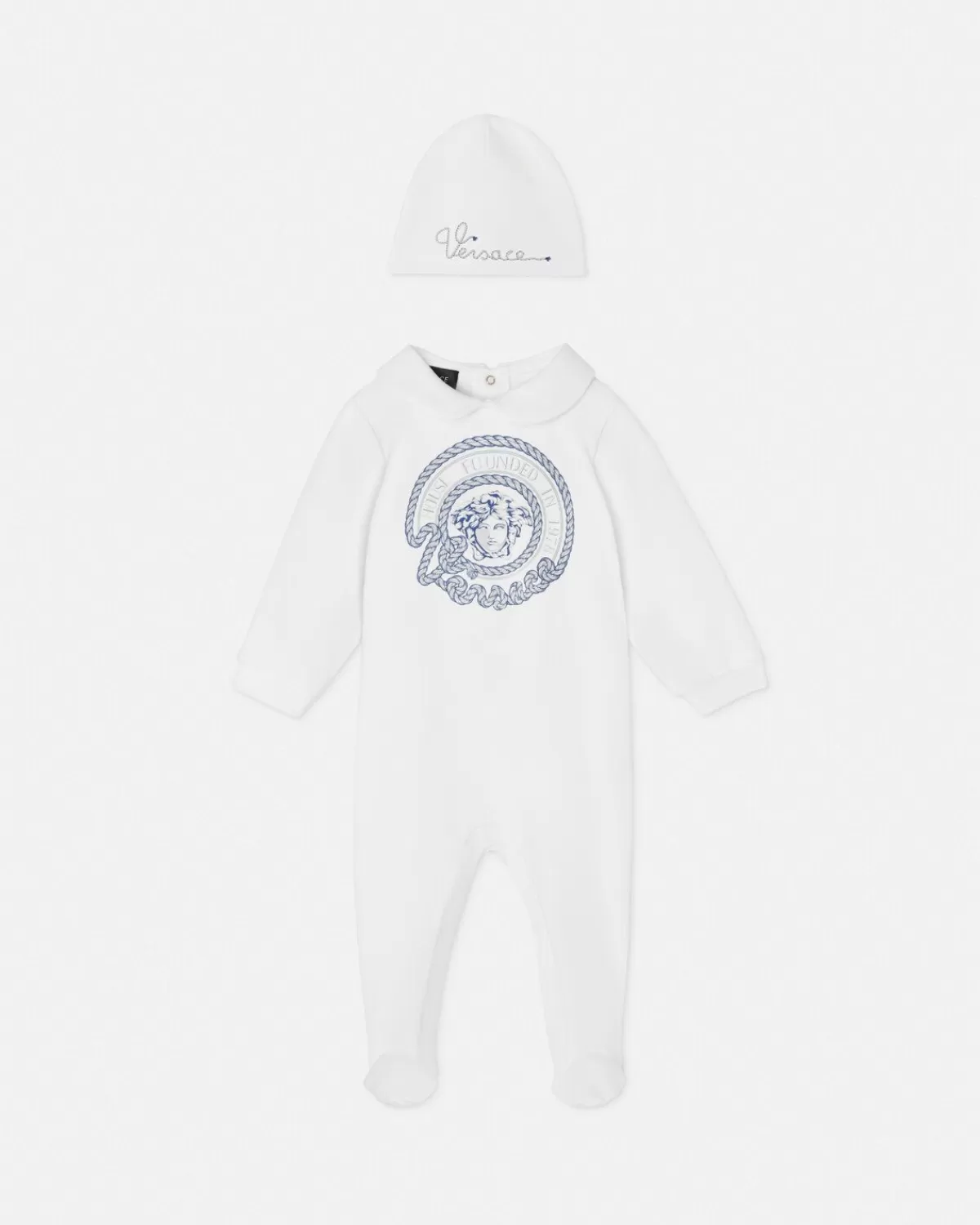 Enfant Versace Ensemble Pyjama Nautical Medusa Baby