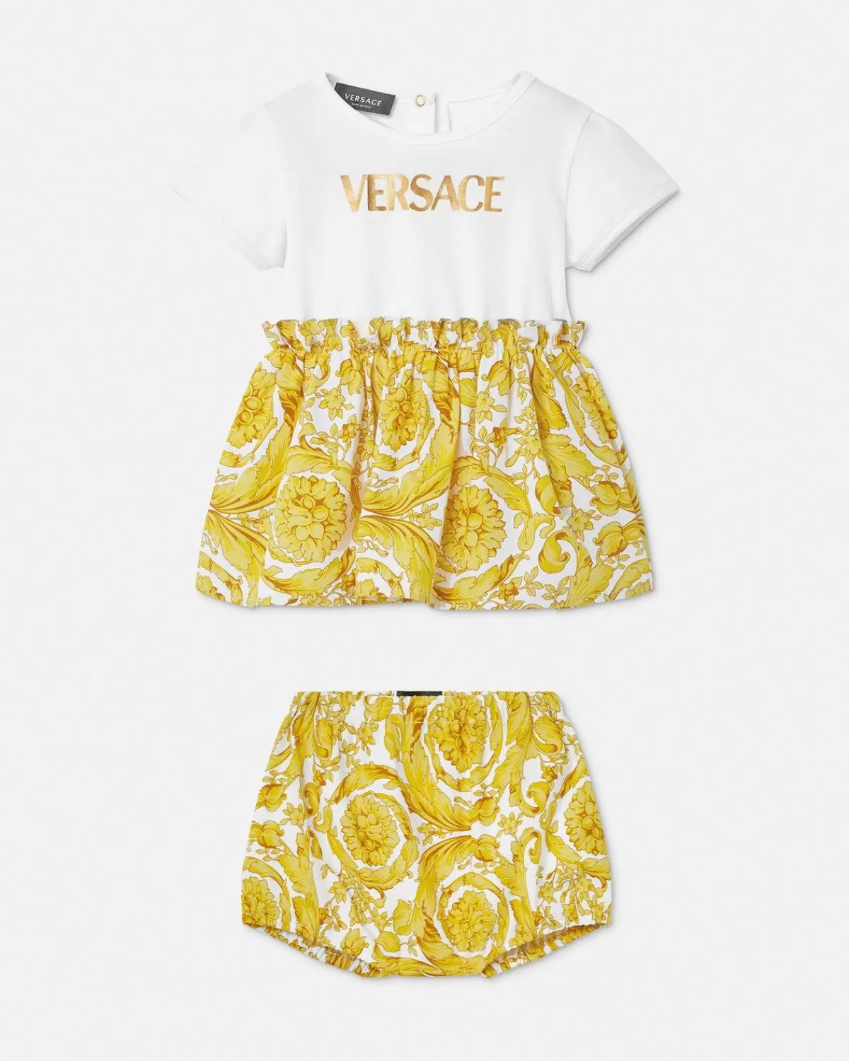 Enfant Versace Ensemble Robe Barocco Baby