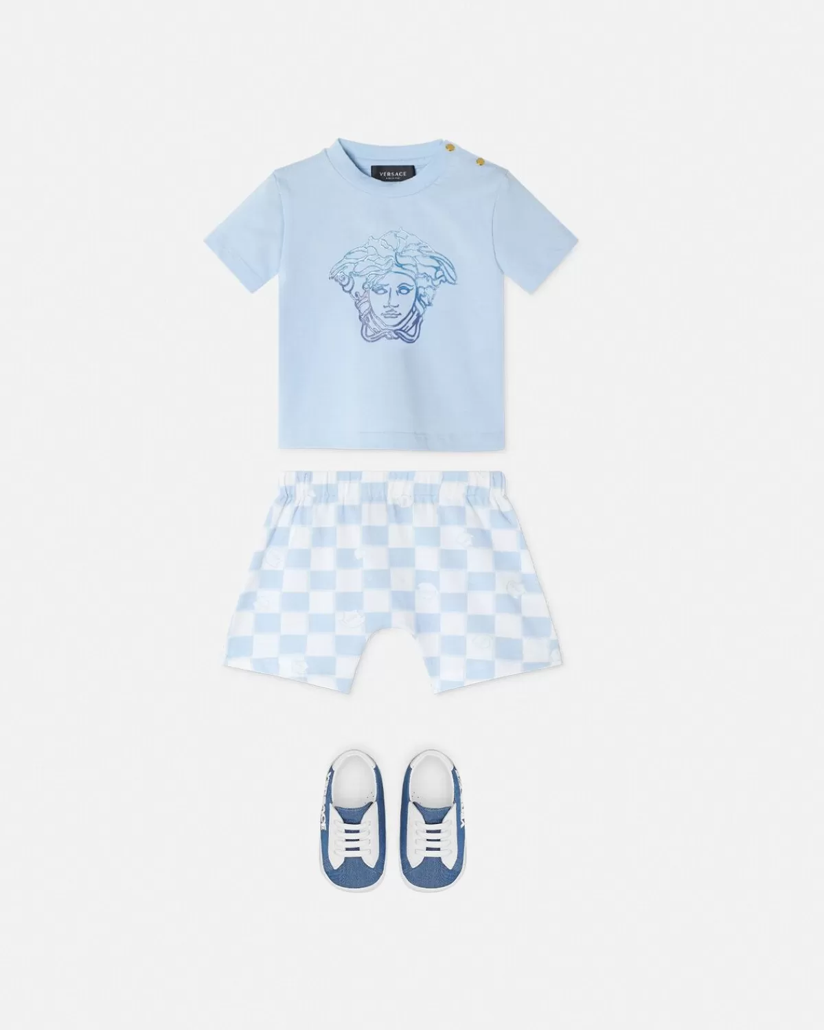 Enfant Versace Ensemble T-Shirt Medusa Baby