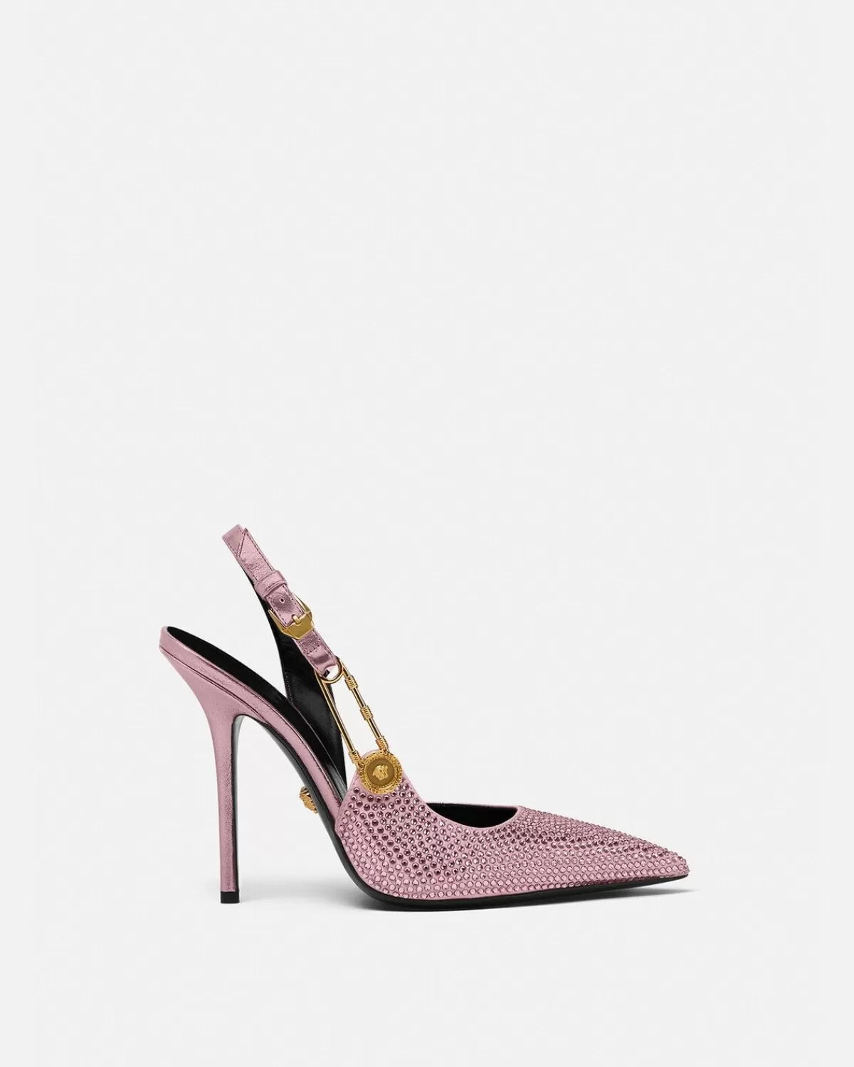 Femme Versace Escarpins A Bride A Cristaux Safety Pin