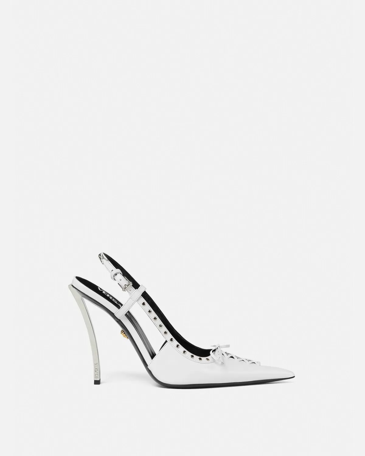 Femme Versace Escarpins A Bride Pin-Point A Lacets