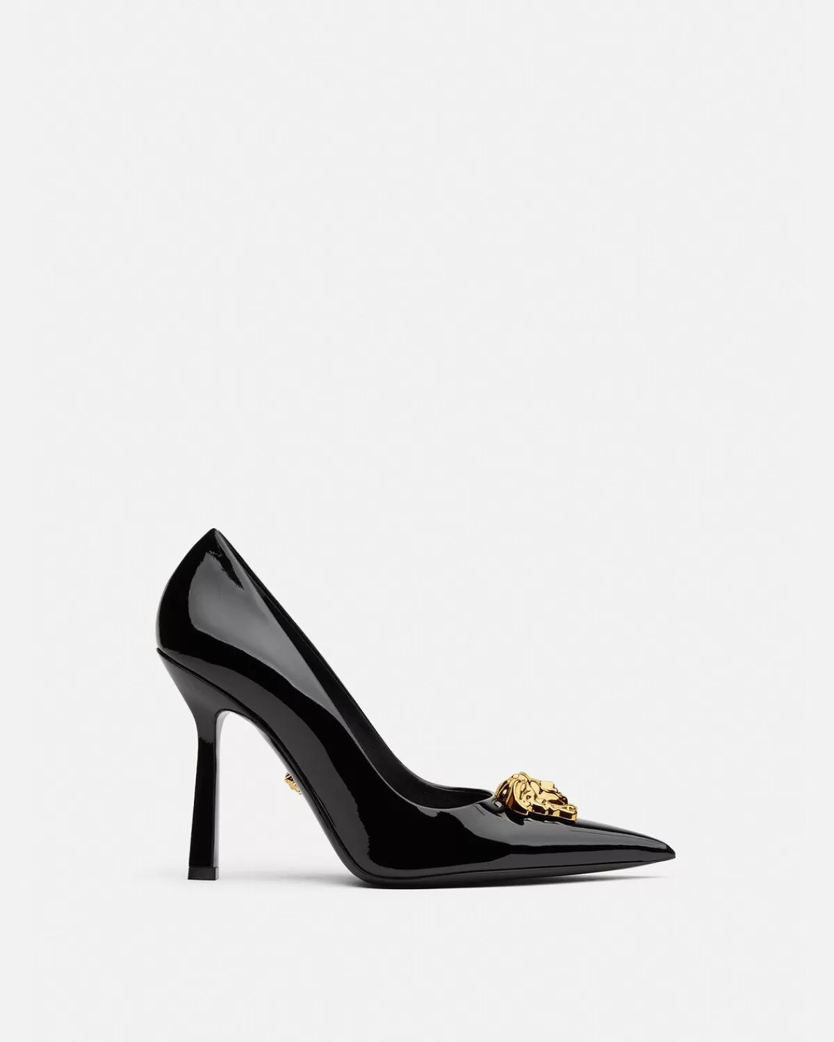 Femme Versace Escarpins La Medusa En Cuir Verni