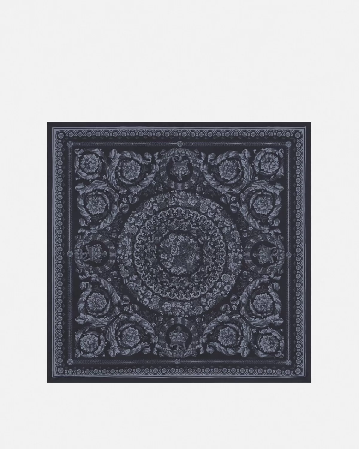 Homme Versace Grand Foulard En Soie Barocco