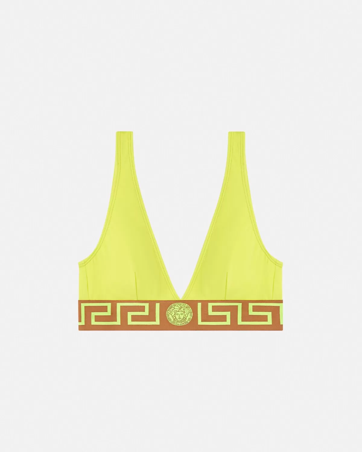 Femme Versace Haut De Bikini A Bordure Greca