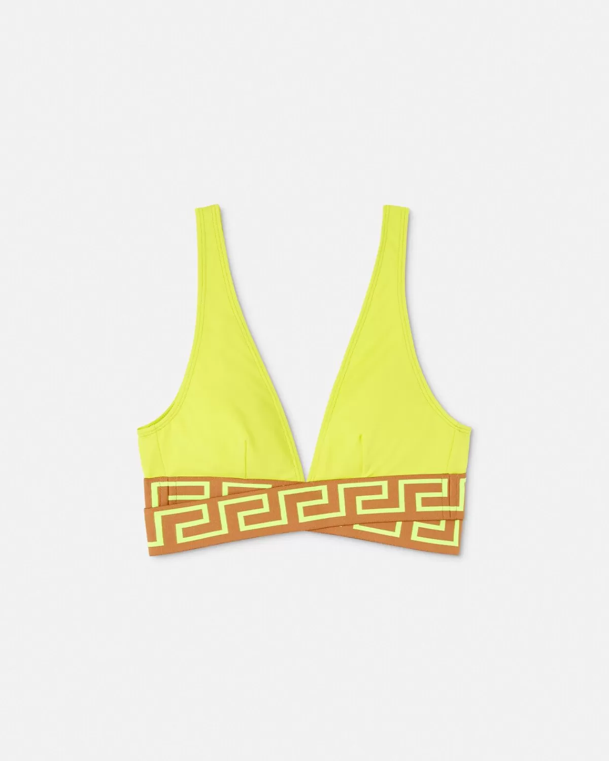 Femme Versace Haut De Bikini Triangle A Bordure Greca