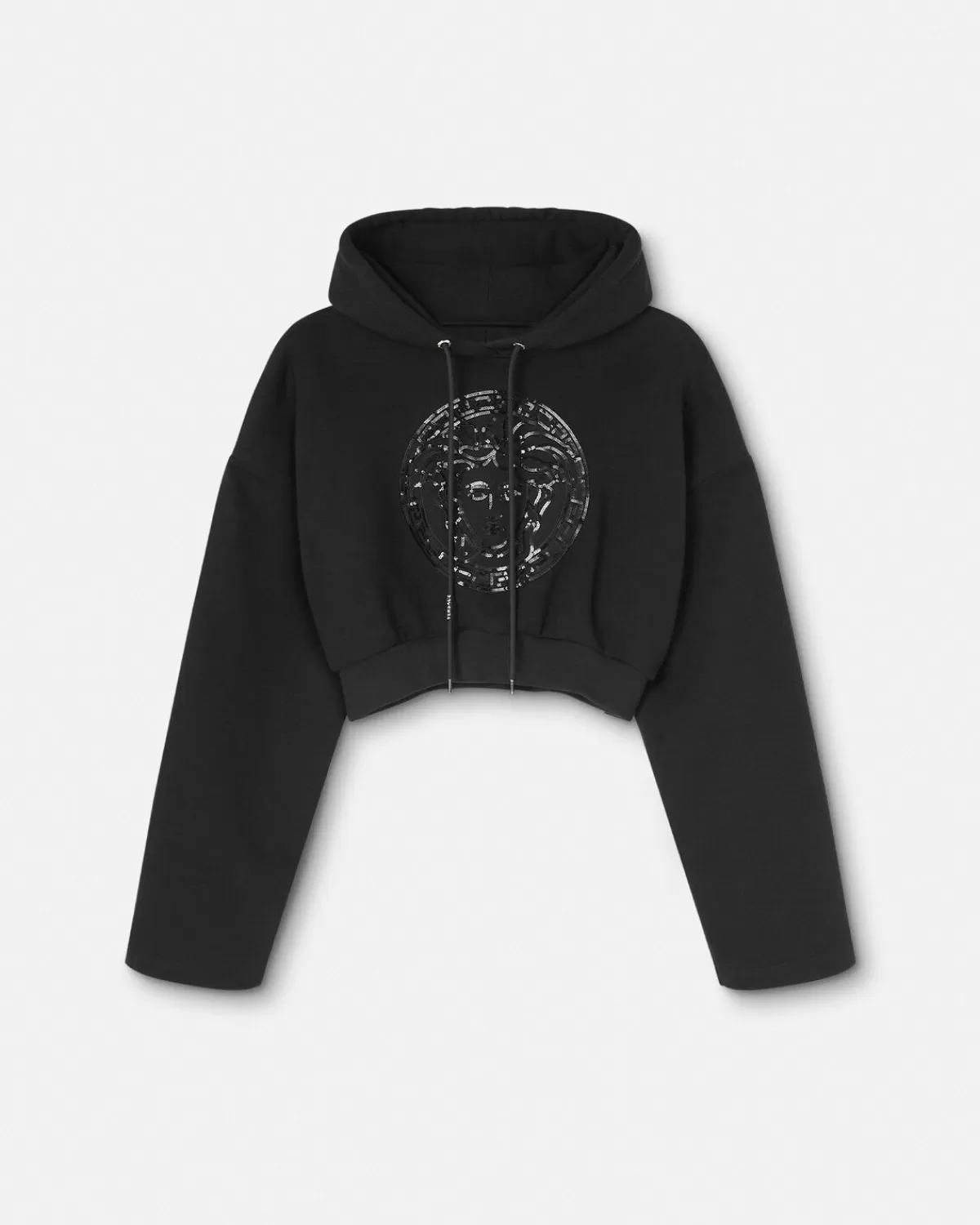 Femme Versace Hoodie Court Medusa A Ornements