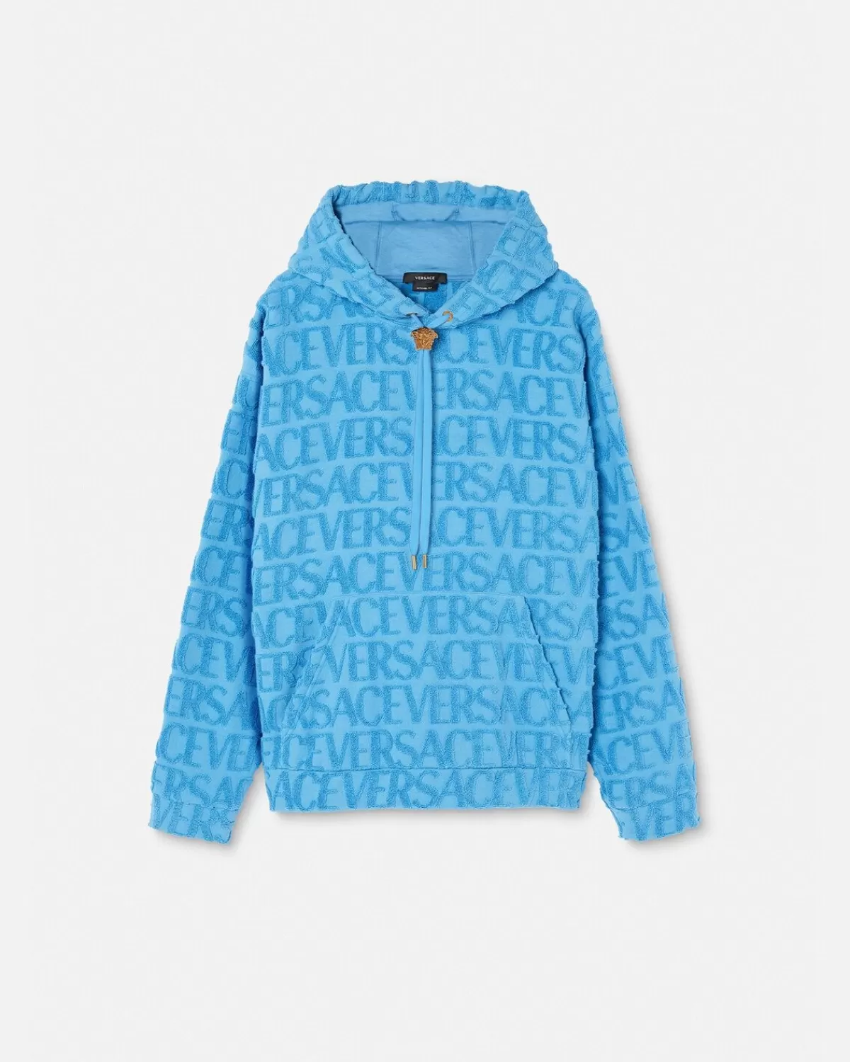 Homme Versace Hoodie Allover En Eponge