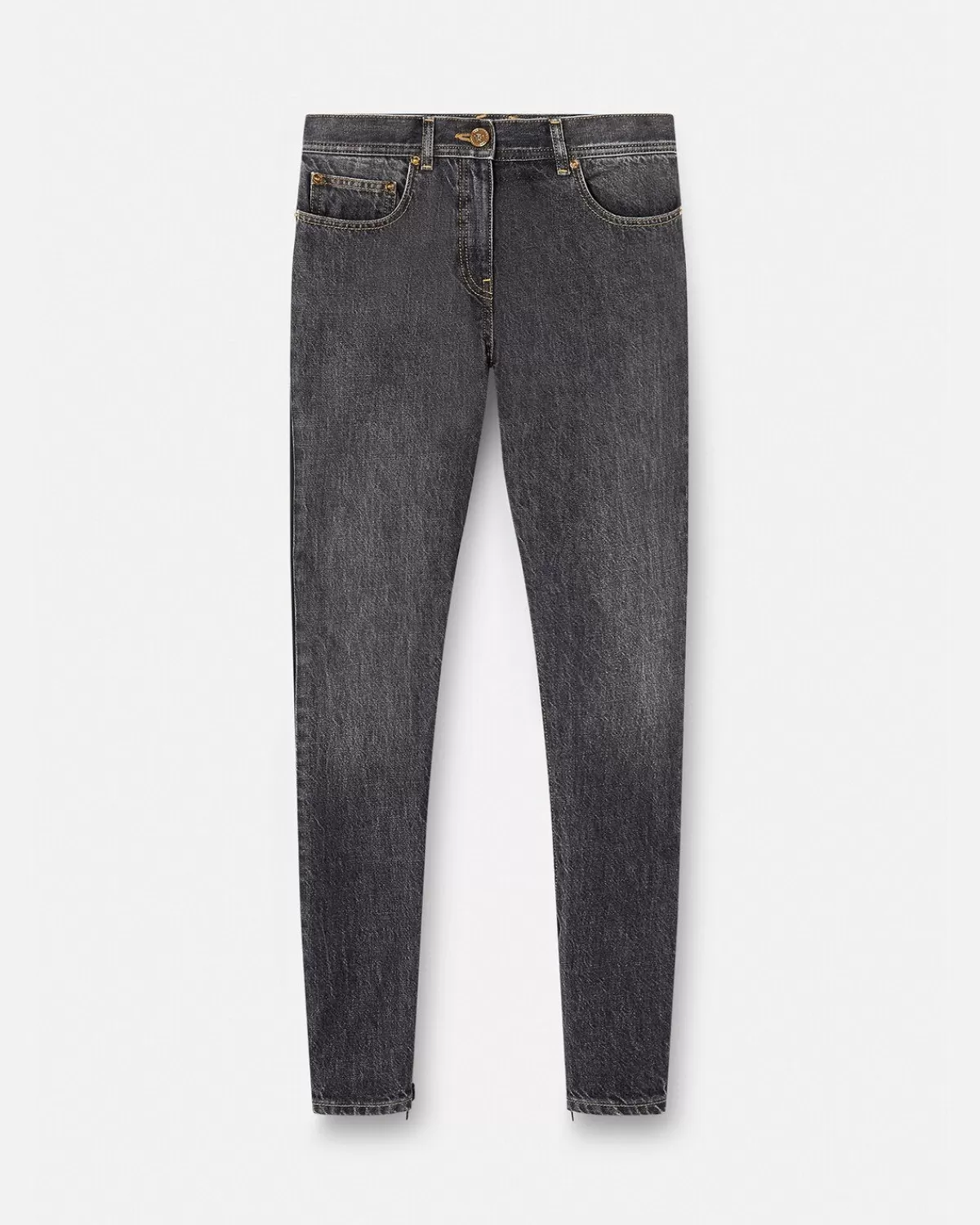 Femme Versace Jean Skinny A Empiecements