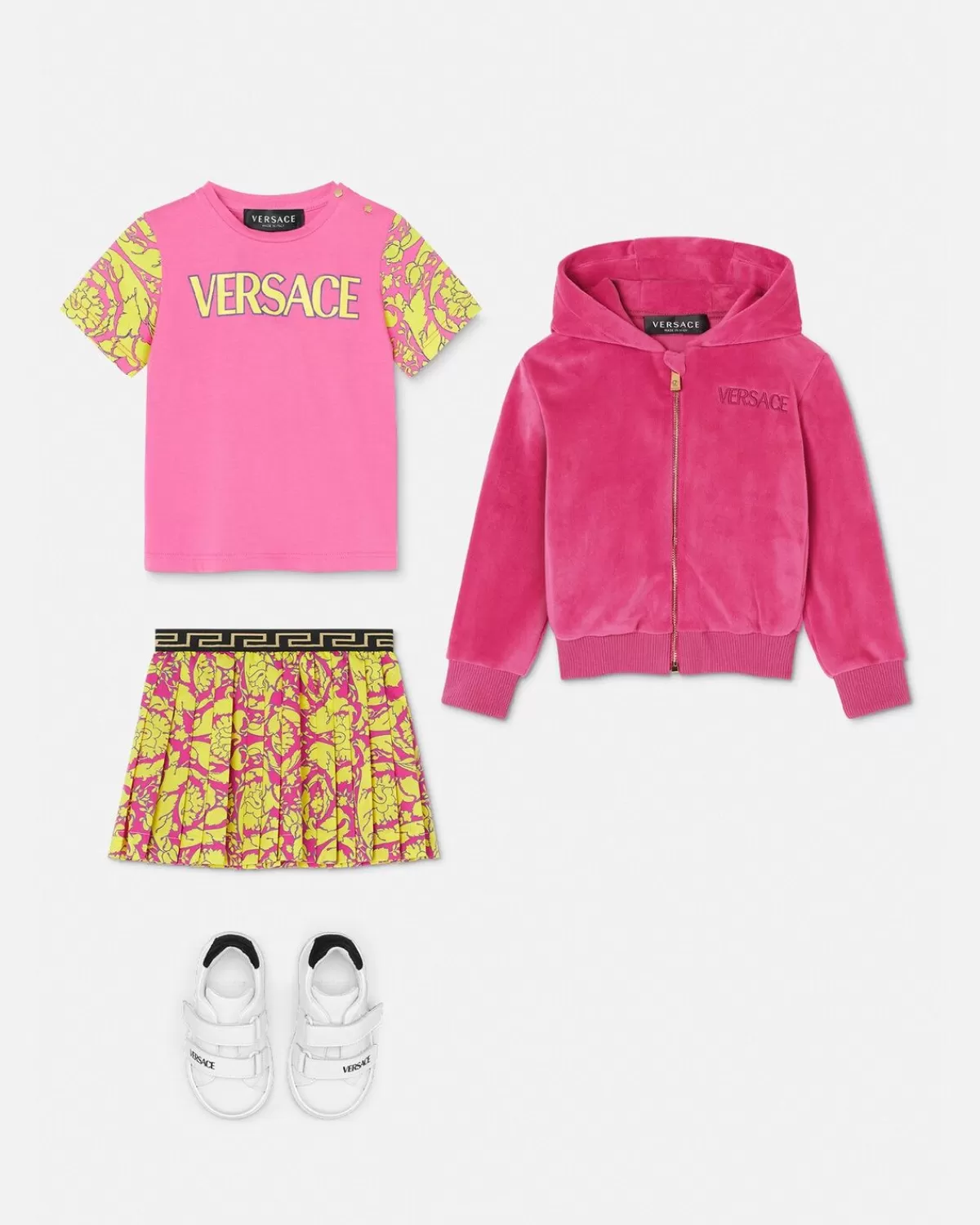 Enfant Versace Jupe Barocco Silhouette Baby