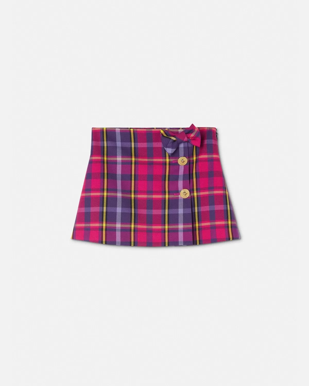 Enfant Versace Jupe Tartan Baby Bow