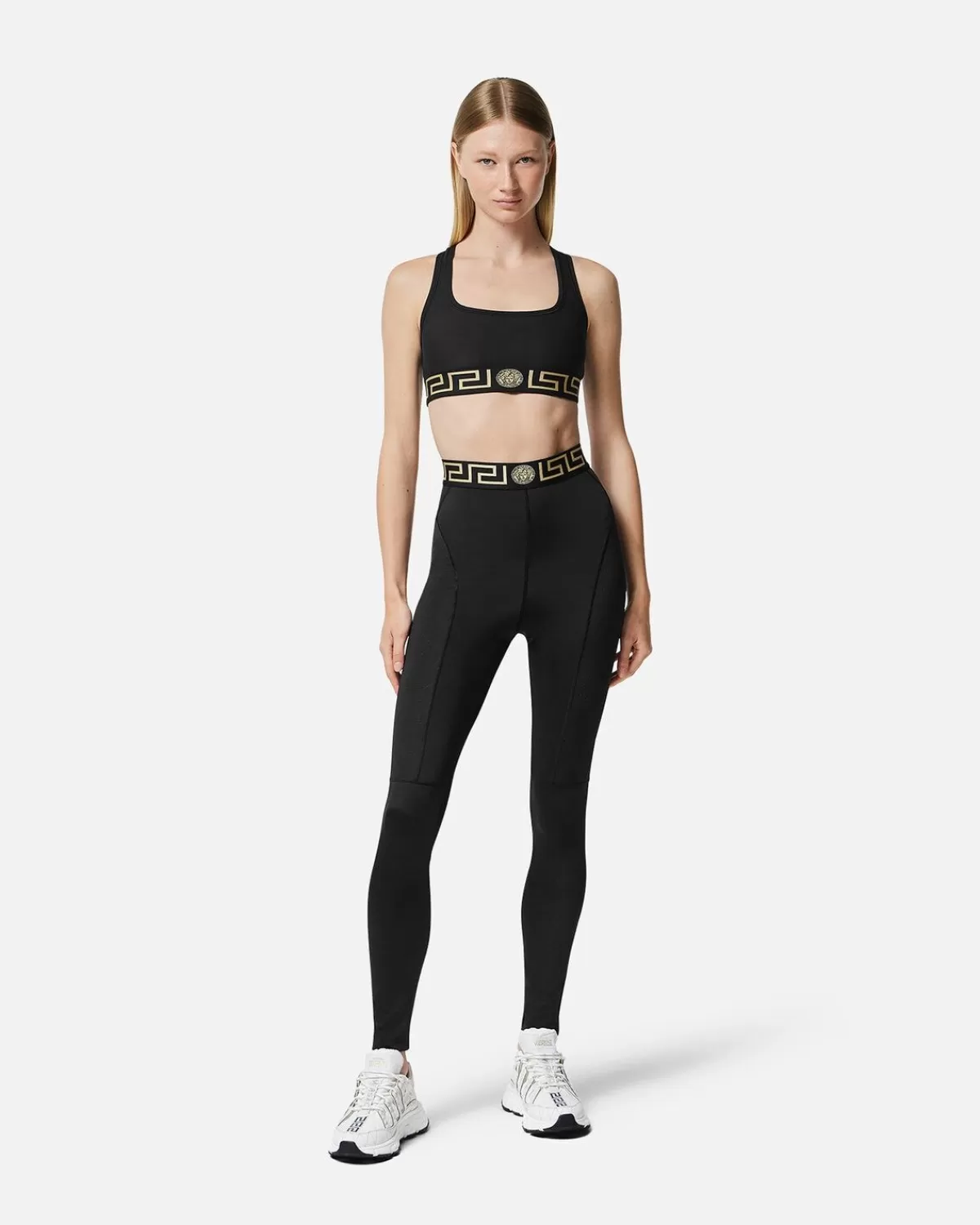 Femme Versace Legging De Sport Greca