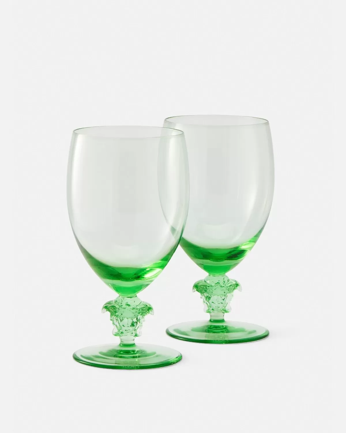 Versace Lot De 2 Verres A Eau Medusa Lumiere