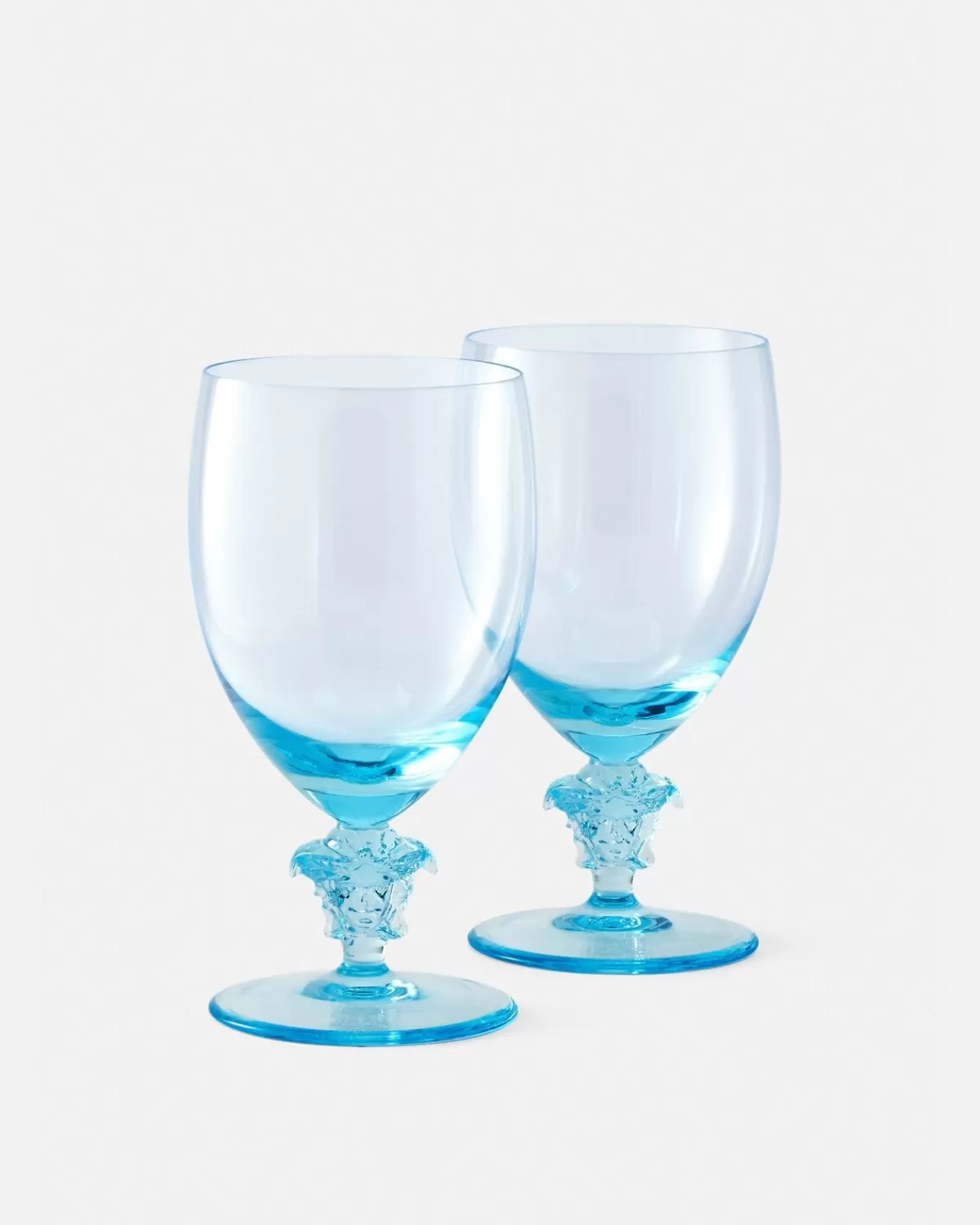 Versace Lot De 2 Verres A Eau Medusa Lumiere