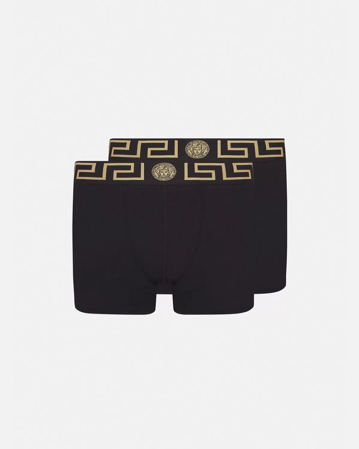 Homme Versace Lot De Deux Boxers Adherents Longs Greca