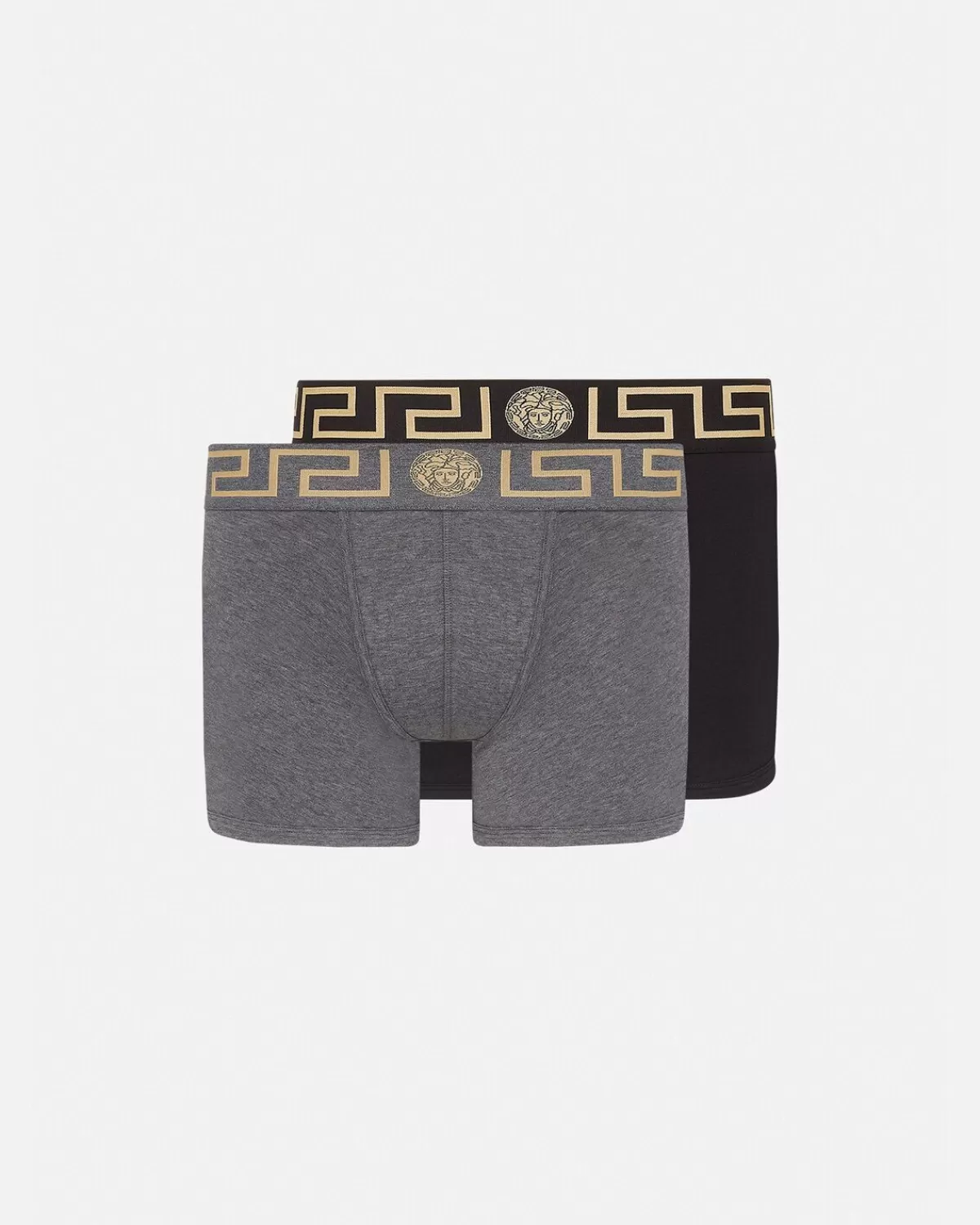 Homme Versace Lot De Deux Boxers Adherents Longs Greca