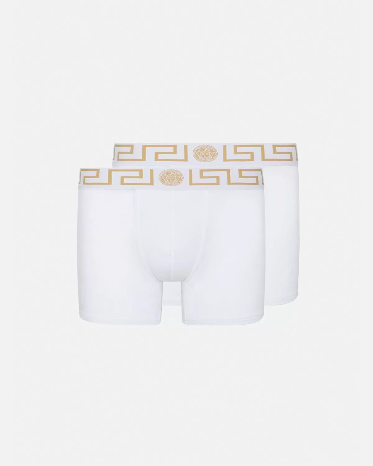 Homme Versace Lot De Deux Boxers Adherents Longs Greca