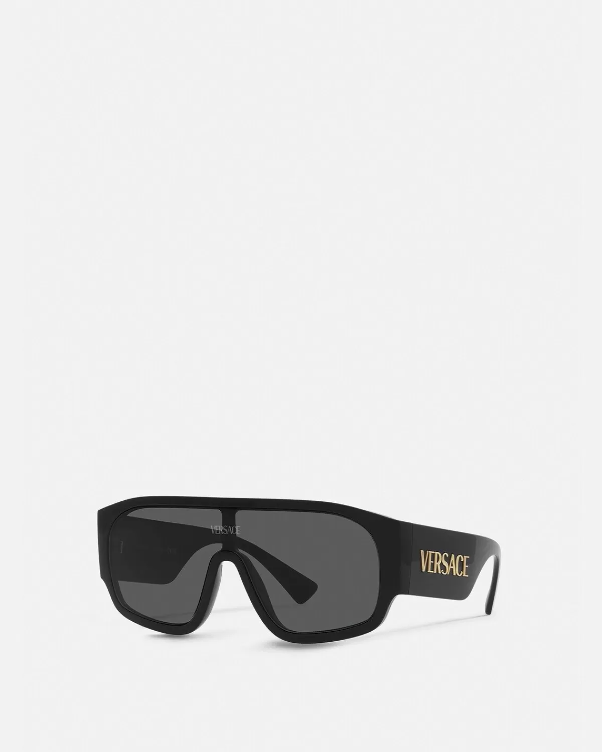 Homme Versace Lunettes De Soleil Aviateur A Logo