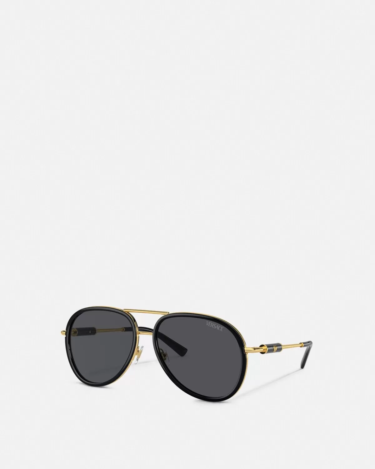 Homme Versace Lunettes De Soleil Aviateur Medusa Roller