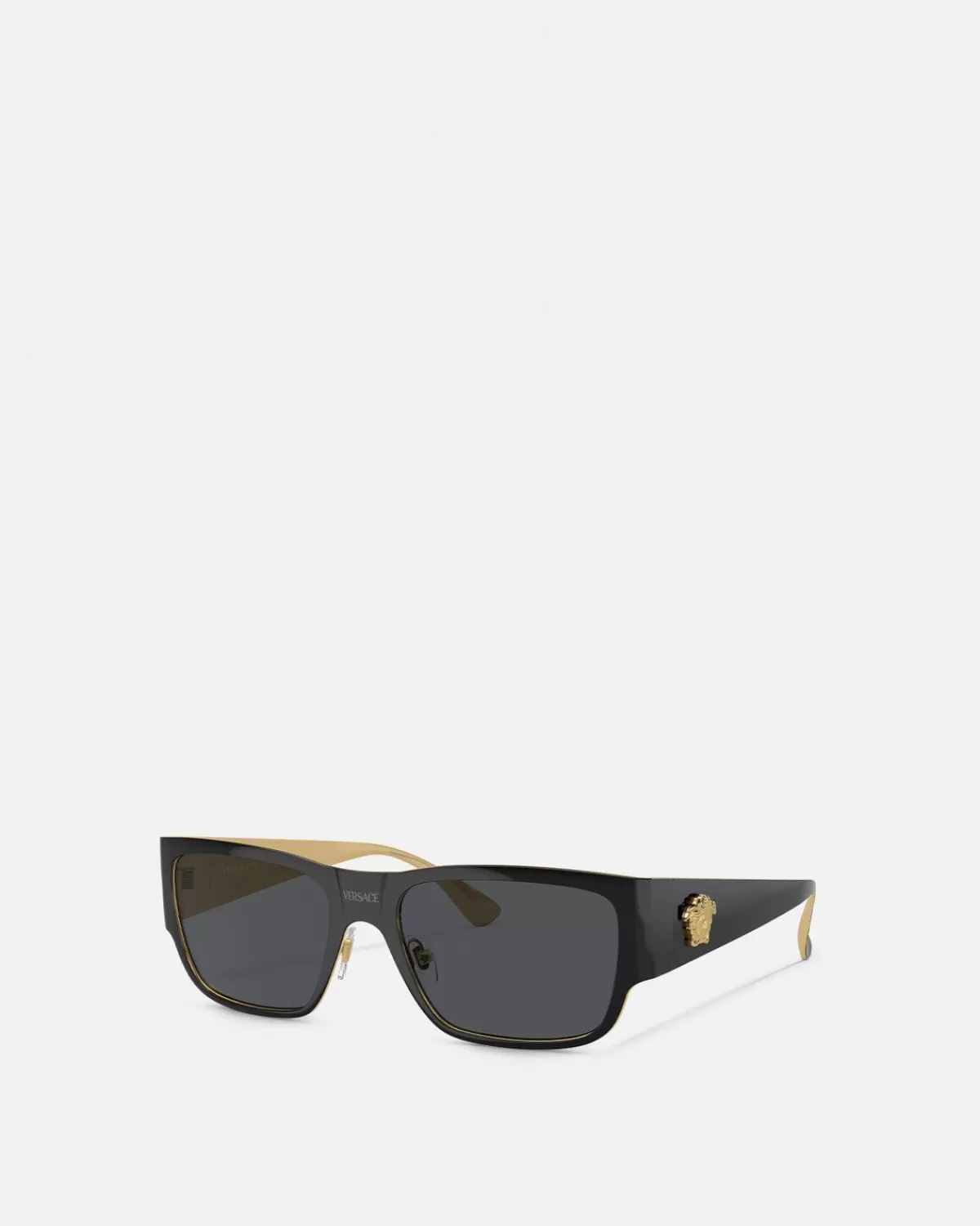 Homme Versace Lunettes De Soleil Carrees La Medusa