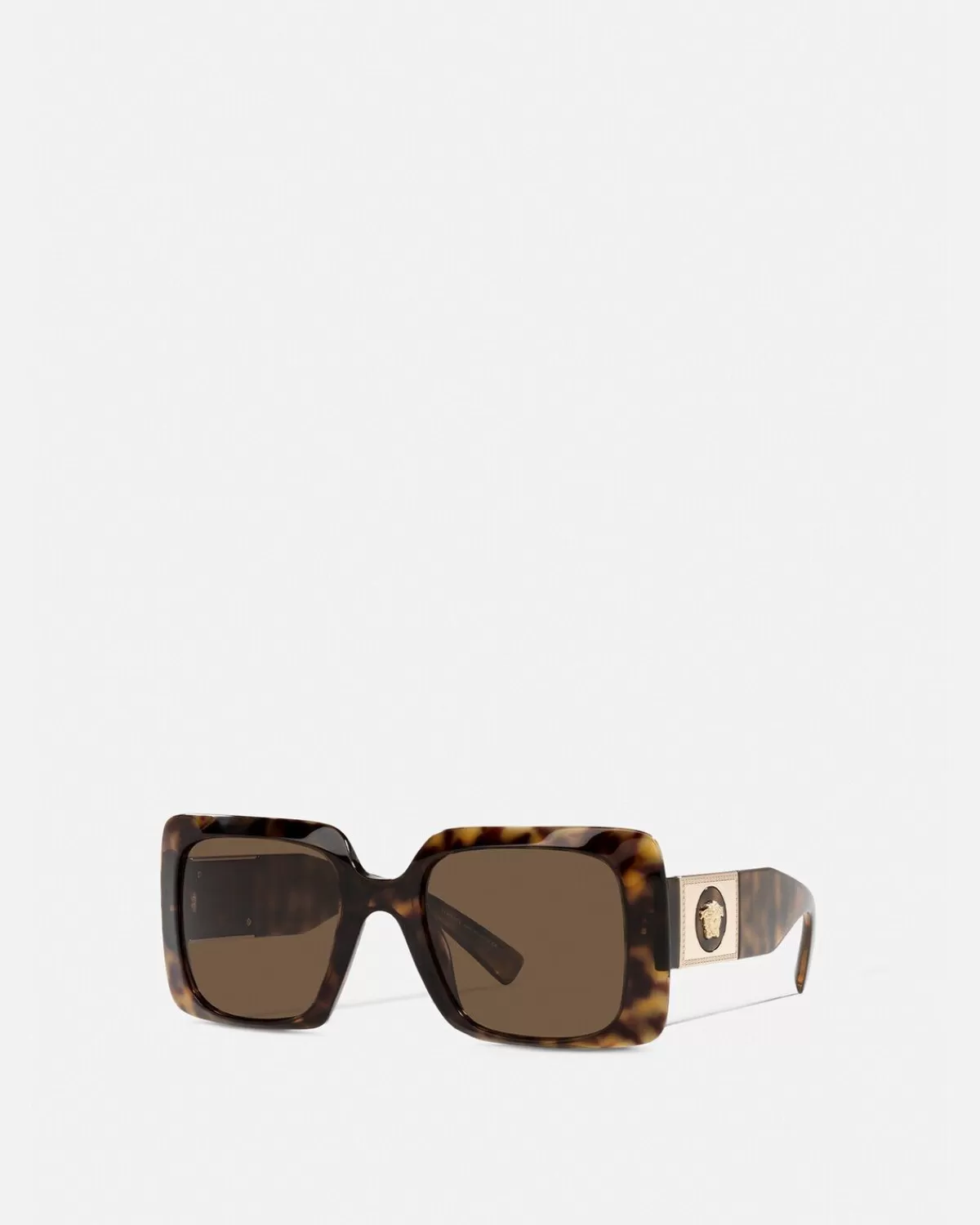 Femme Versace Lunettes De Soleil Carrees Medusa Stud